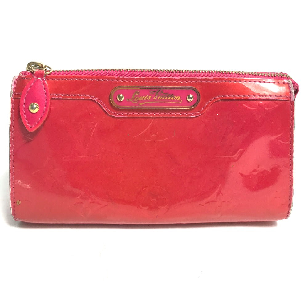 LOUIS VUITTON Pouch M93647 Patent leather pink Monogram Vernis Truth cosmetic Women