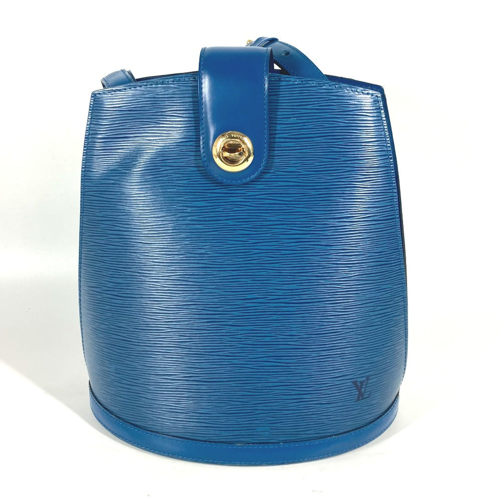 LOUIS VUITTON Shoulder Bag M52255 Epi Leather blue Epi Cluny Women