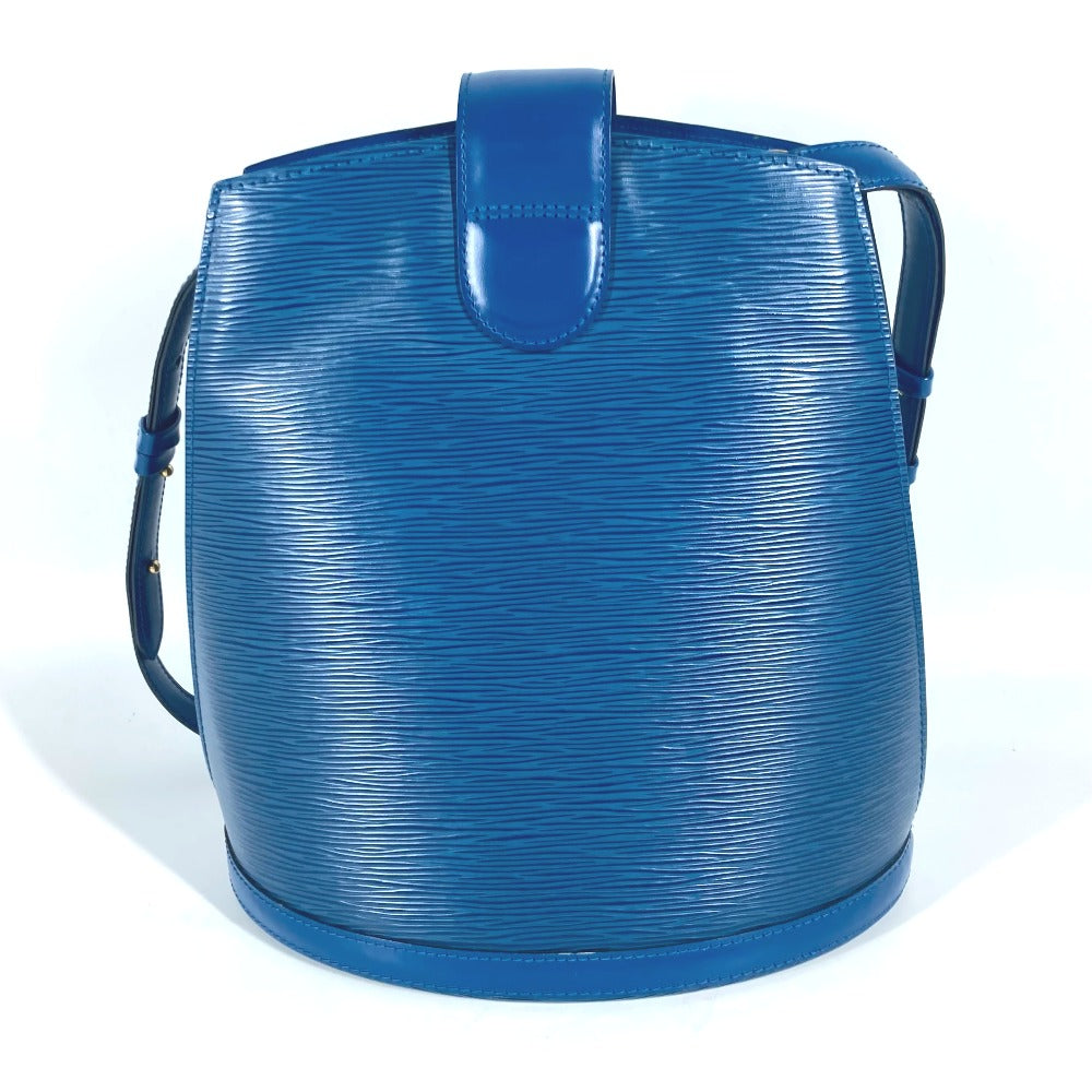 LOUIS VUITTON Shoulder Bag M52255 Epi Leather blue Epi Cluny Women