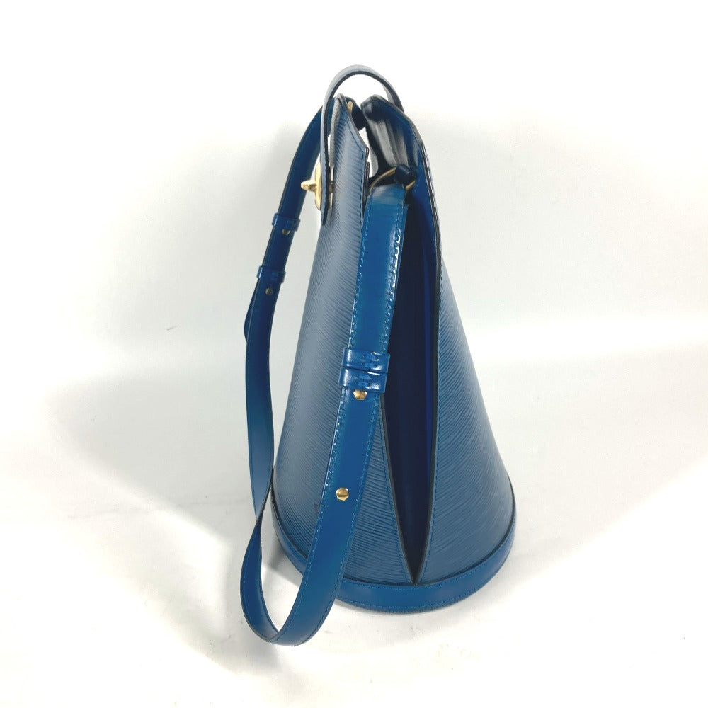 LOUIS VUITTON Shoulder Bag M52255 Epi Leather blue Epi Cluny Women