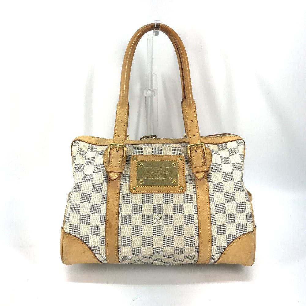 LOUIS VUITTON Handbag Damier Azur Canvas white Damier Azur Berkeley PM Women
