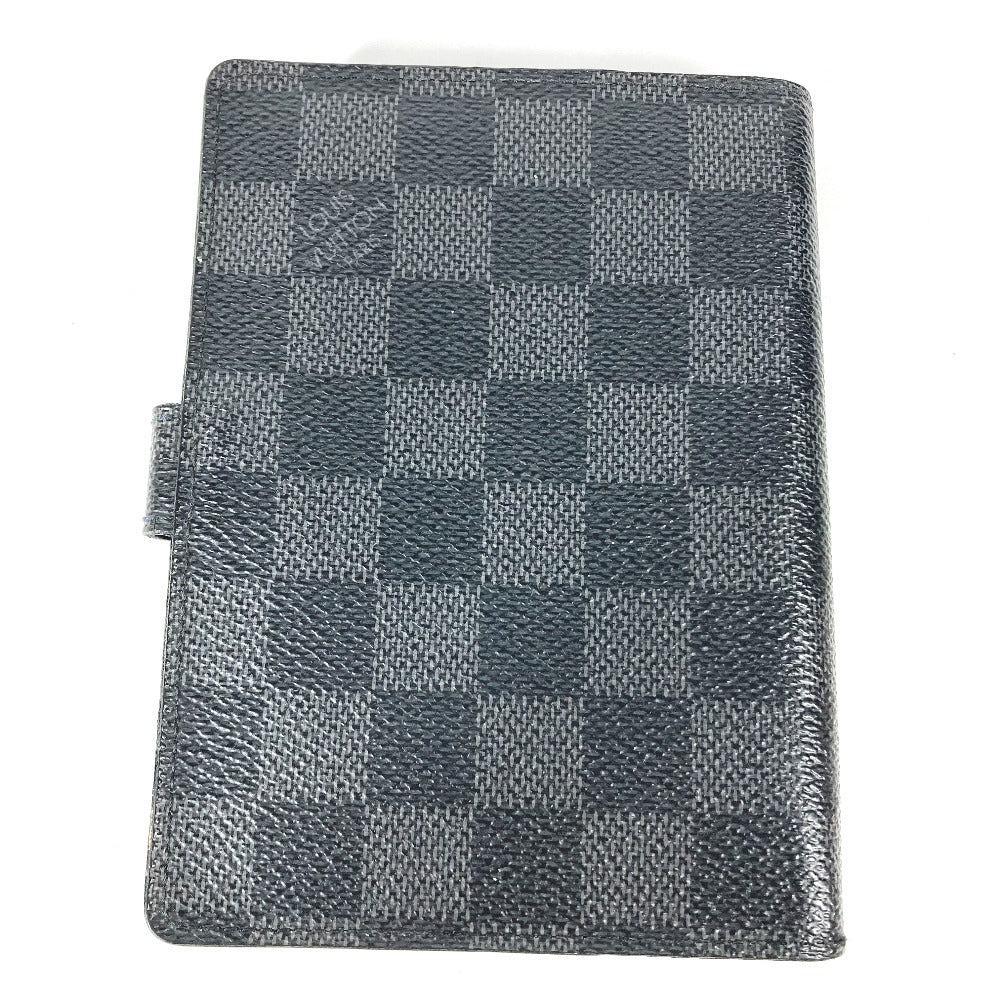 LOUIS VUITTON Notebook cover R21130 Damier Grafitto Canvas black Damier Grafitte Illustre Agenda PM Women