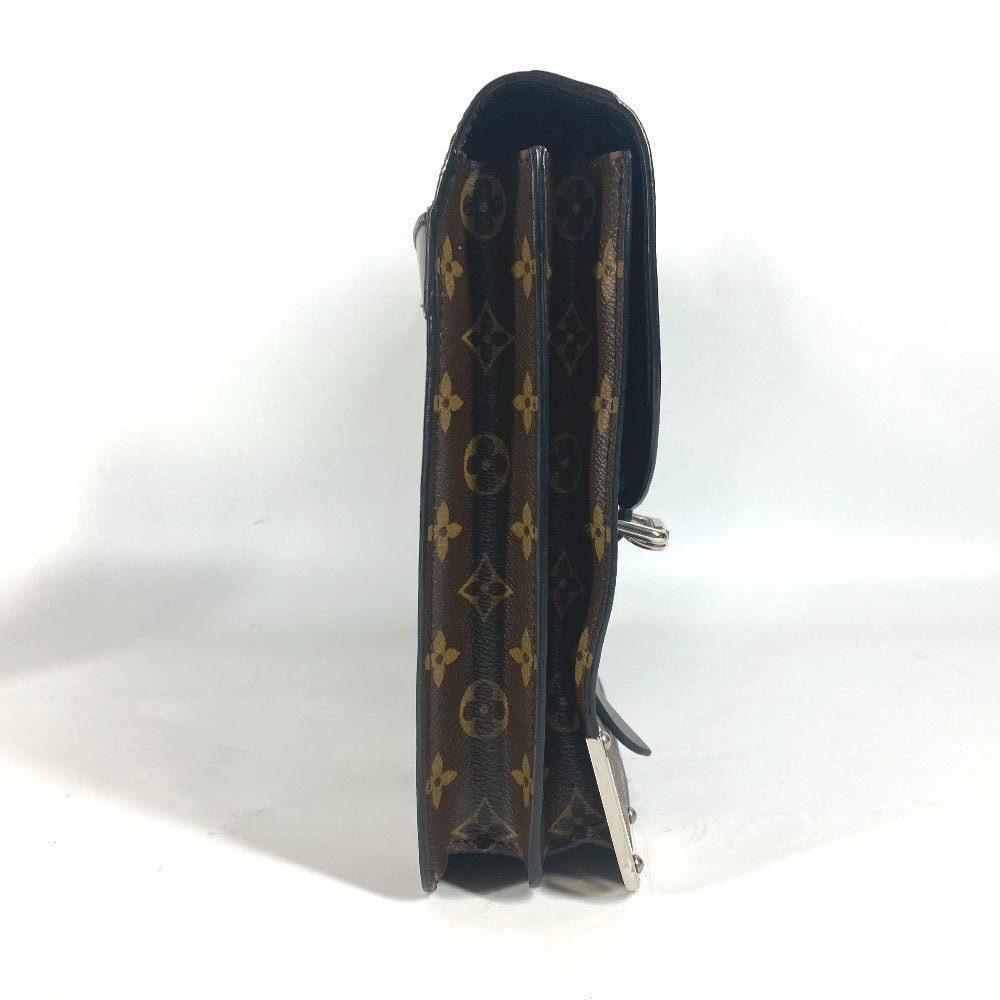 LOUIS VUITTON Business bag M92292 Monogram canvas Brown Monogram macacer Rally mens