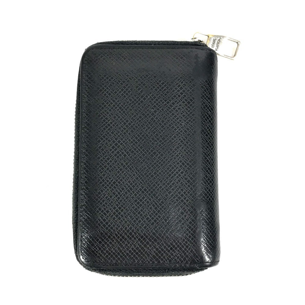 LOUIS VUITTON Coin case M32832 Taiga Leather black Taiga Zip around purse mens