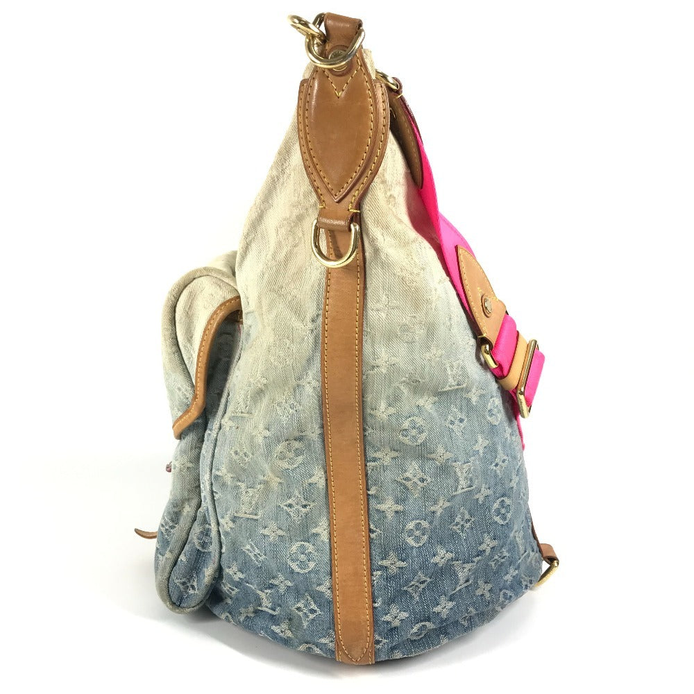 LOUIS VUITTON Shoulder Bag M93184 Monogram denim blue Monogram Denim Gradient Sunburst PM