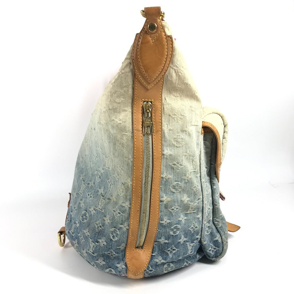 LOUIS VUITTON Shoulder Bag M93184 Monogram denim blue Monogram Denim Gradient Sunburst PM