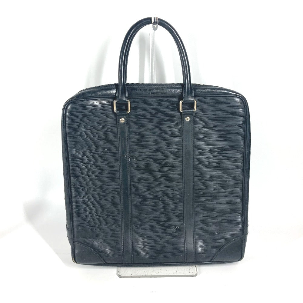 LOUIS VUITTON Tote Bag Epi Leather black Epi Vivienne MM mens