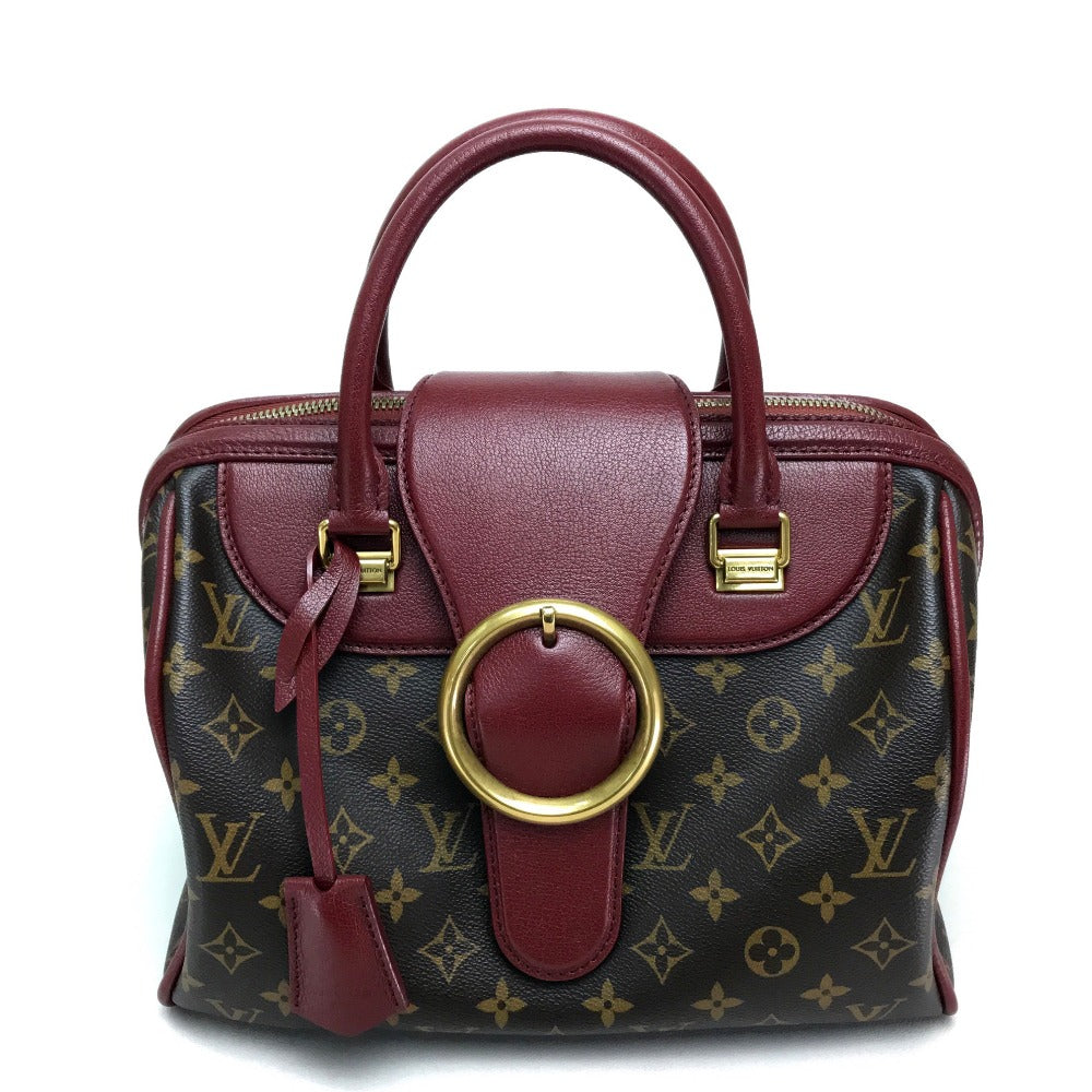 LOUIS VUITTON Handbag M40802 Monogram canvas Dark brown Monogram golden arrow speedy Women