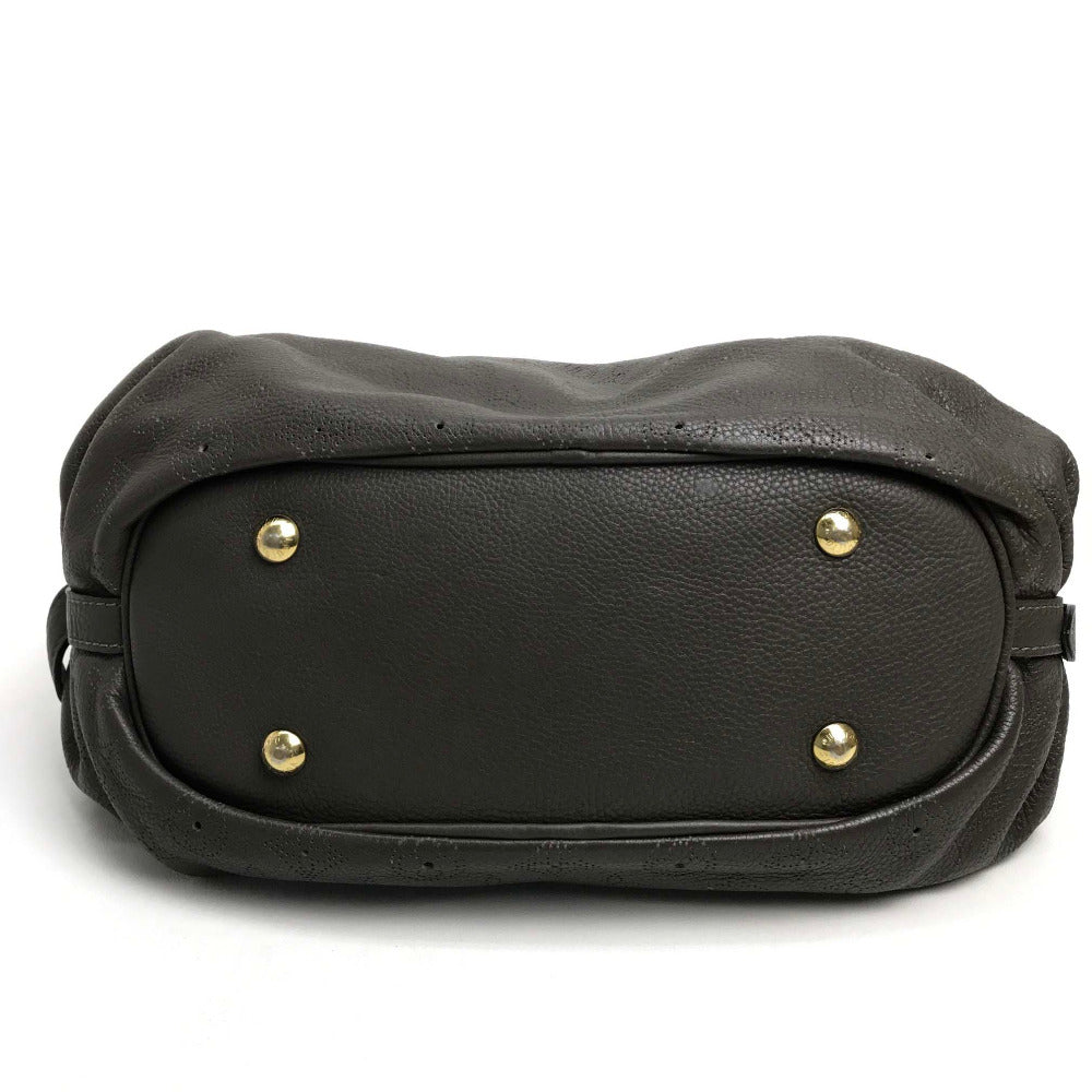 LOUIS VUITTON Shoulder Bag monogram mahina leather gray Monogram Mahina XS Women