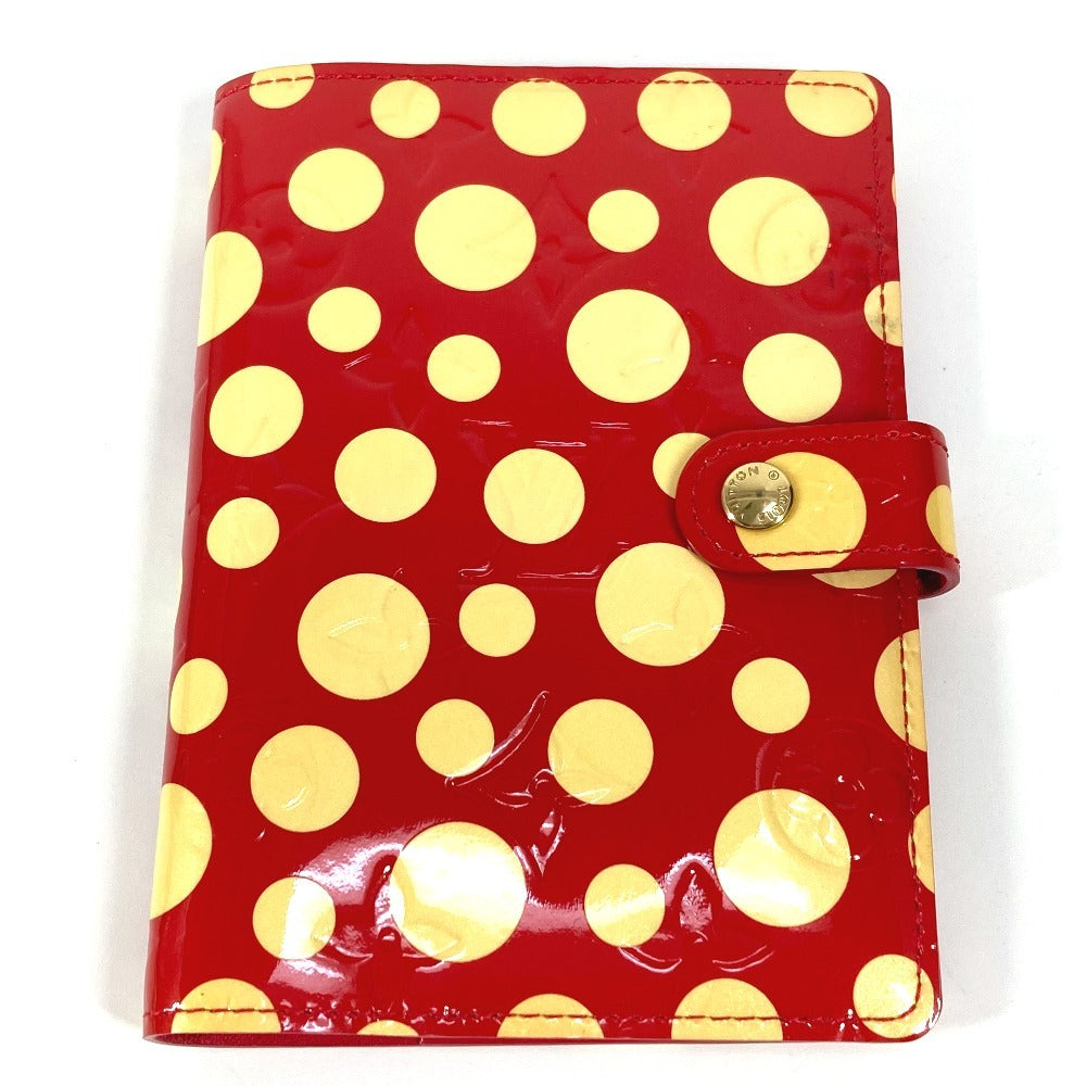 LOUIS VUITTON Notebook cover M91518 Amuro Mouton Merino By color Monogram Vernis Yayoi Kusama collaboration Agenda PM Women