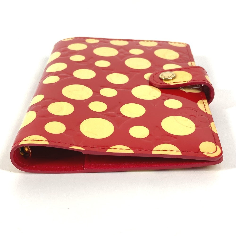 LOUIS VUITTON Notebook cover M91518 Amuro Mouton Merino By color Monogram Vernis Yayoi Kusama collaboration Agenda PM Women