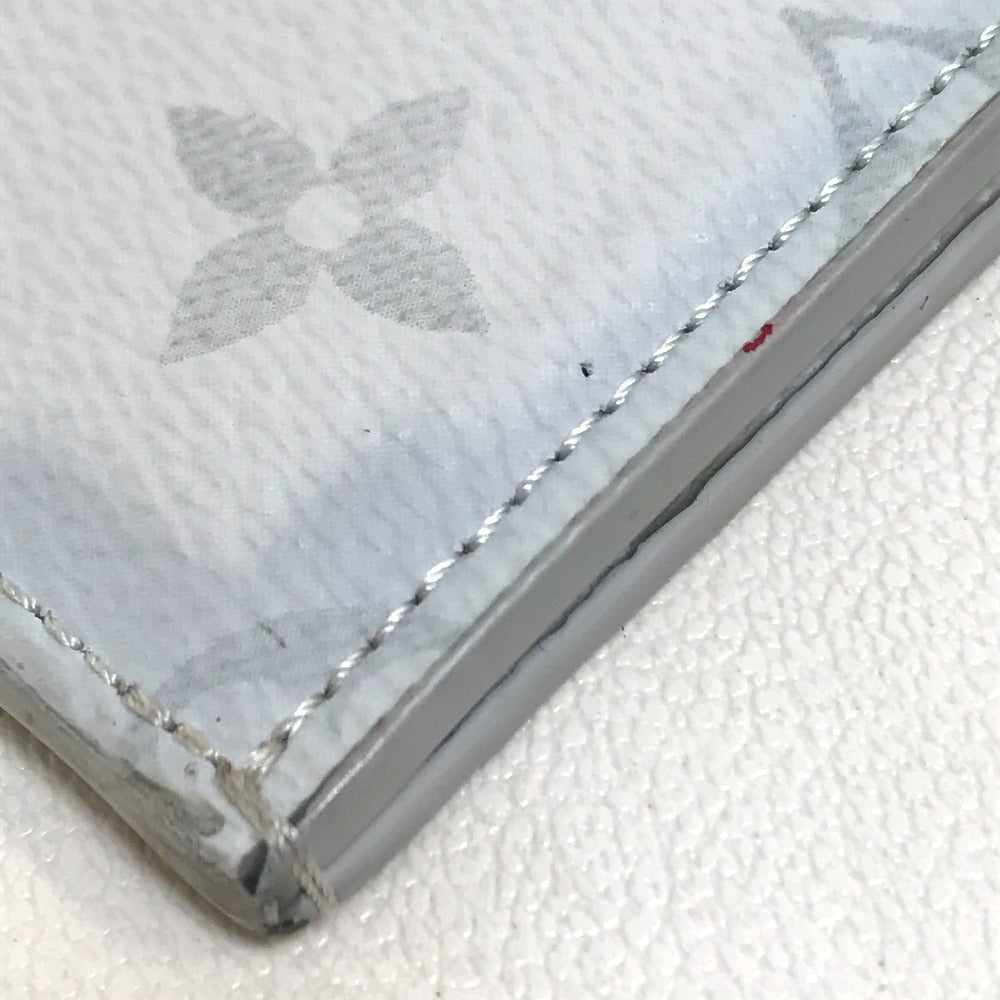 LOUIS VUITTON Clutch bag M61745 Monogram canvas Gray x red x navy Monogram white Pochette Jules PM mens Used