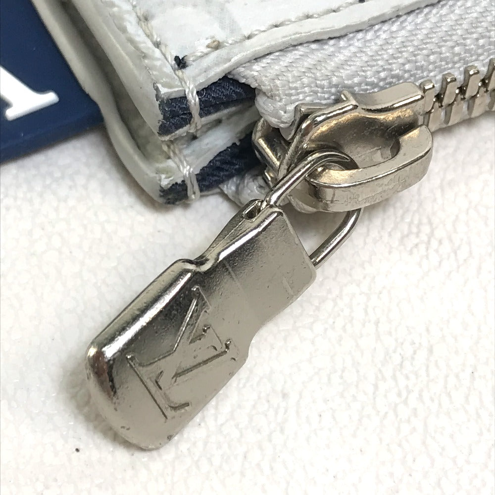 LOUIS VUITTON Clutch bag M61745 Monogram canvas Gray x red x navy Monogram white Pochette Jules PM mens Used