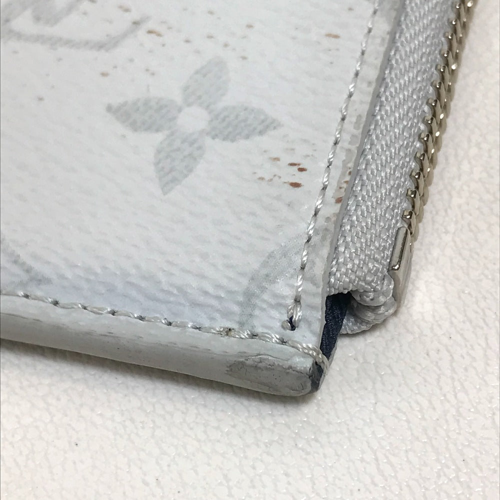 LOUIS VUITTON Clutch bag M61745 Monogram canvas Gray x red x navy Monogram white Pochette Jules PM mens Used