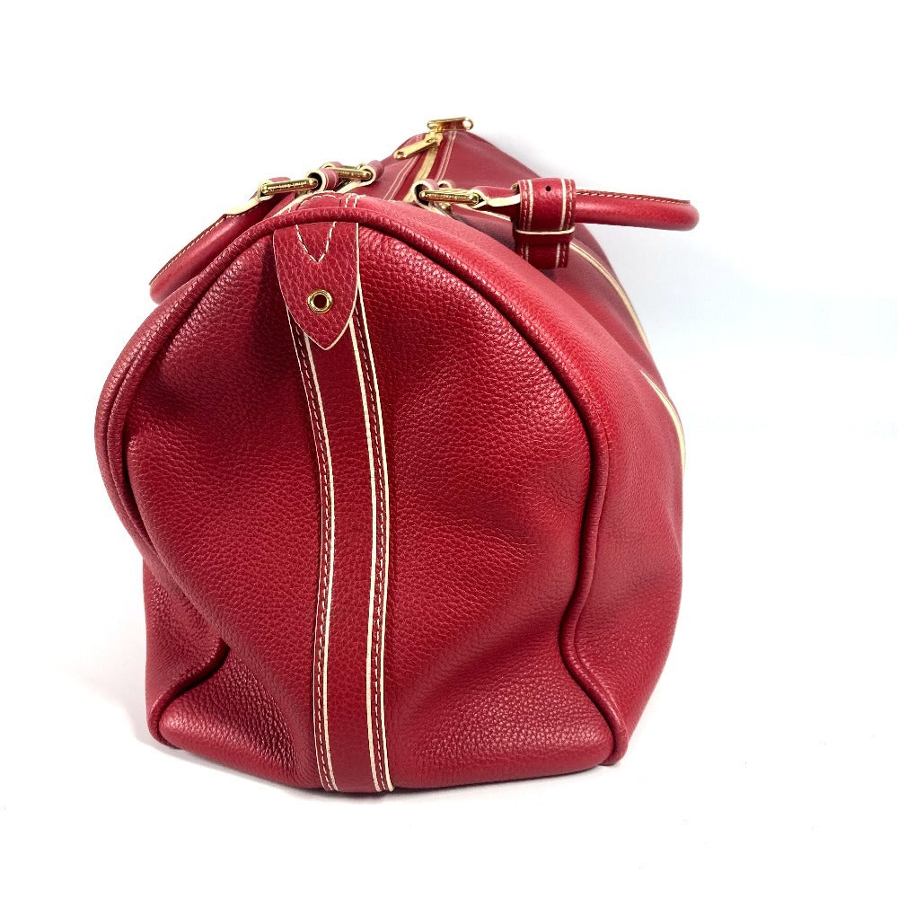 LOUIS VUITTON Boston Duffel bag M95137 leather Red Tobaco Keepall 50
