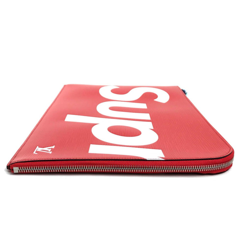 LOUIS VUITTON Clutch bag M67722 Epi Leather Red Louis Vuitton x Supreme Epi Pochette Joule GM unisex(Unisex)
