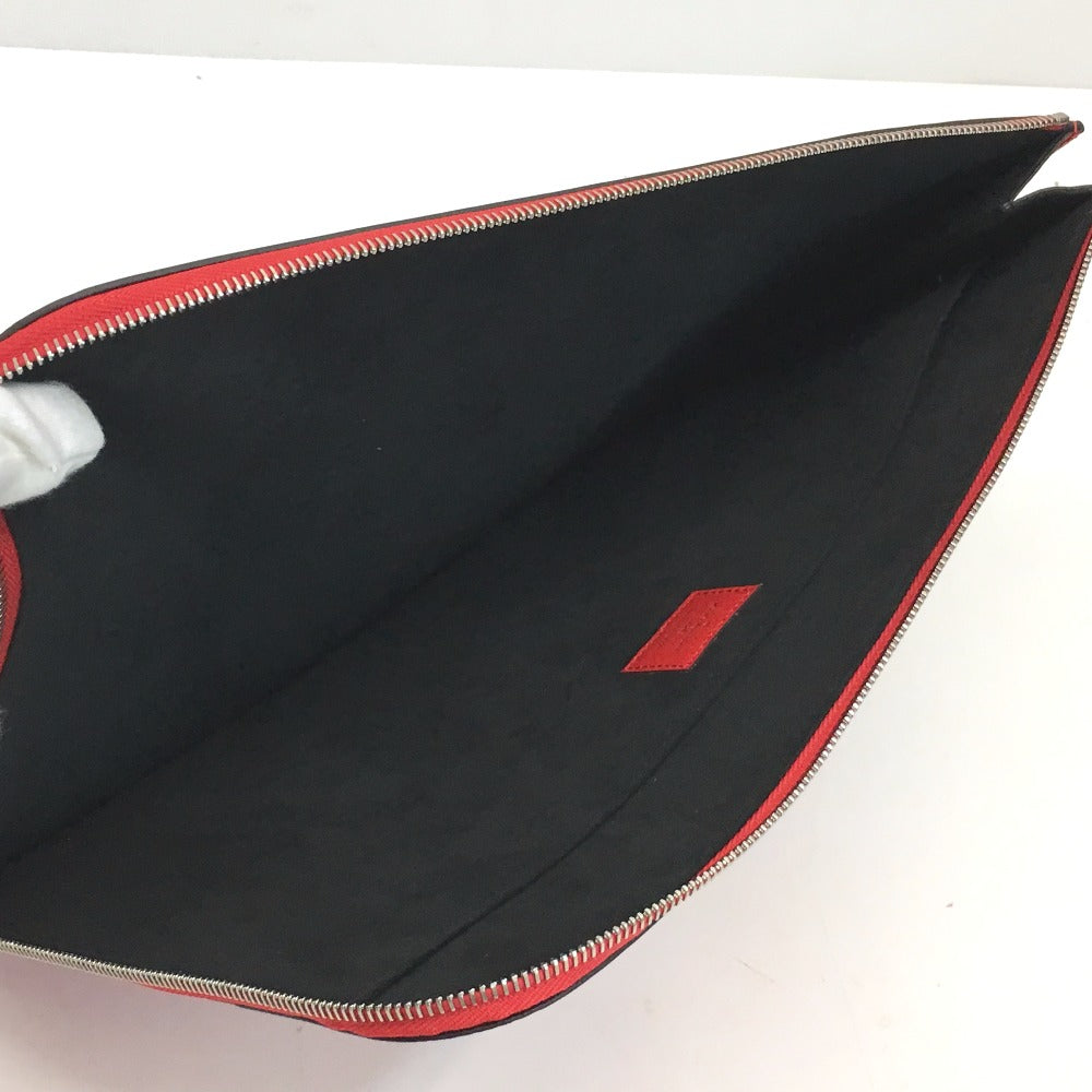 LOUIS VUITTON Clutch bag M67722 Epi Leather Red Louis Vuitton x Supreme Epi Pochette Joule GM unisex(Unisex) Used