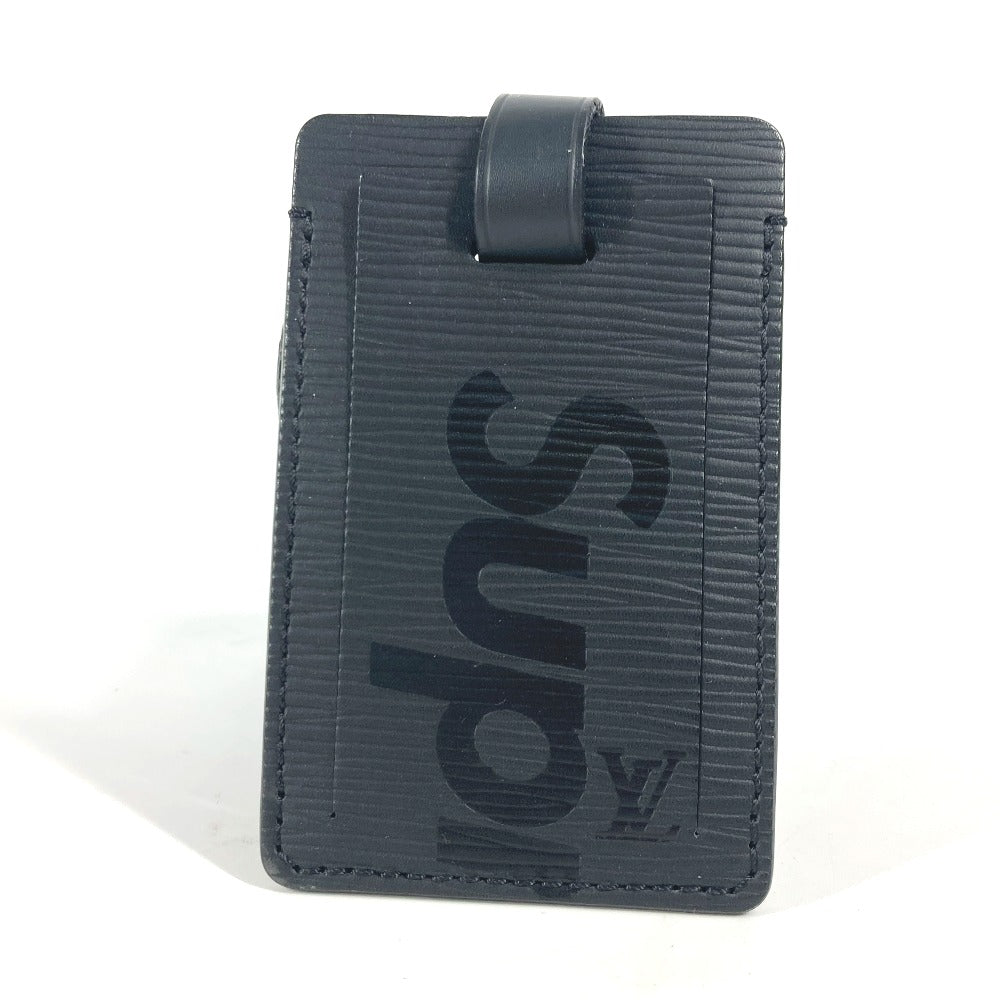 LOUIS VUITTON Name tag M67726 Epi Leather black Epi Supreme collaboration unisex(Unisex)