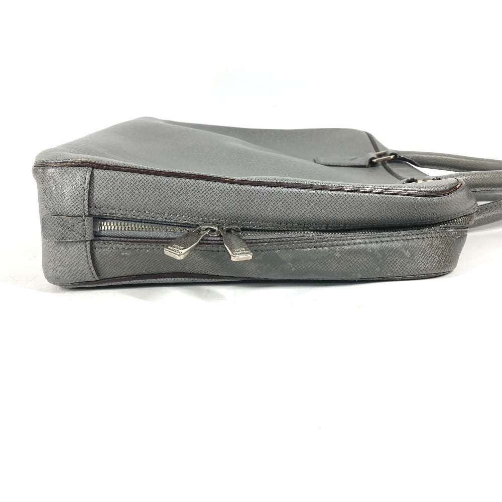 LOUIS VUITTON Business bag M32782 Taiga Leather gray Taiga Neo Igor mens