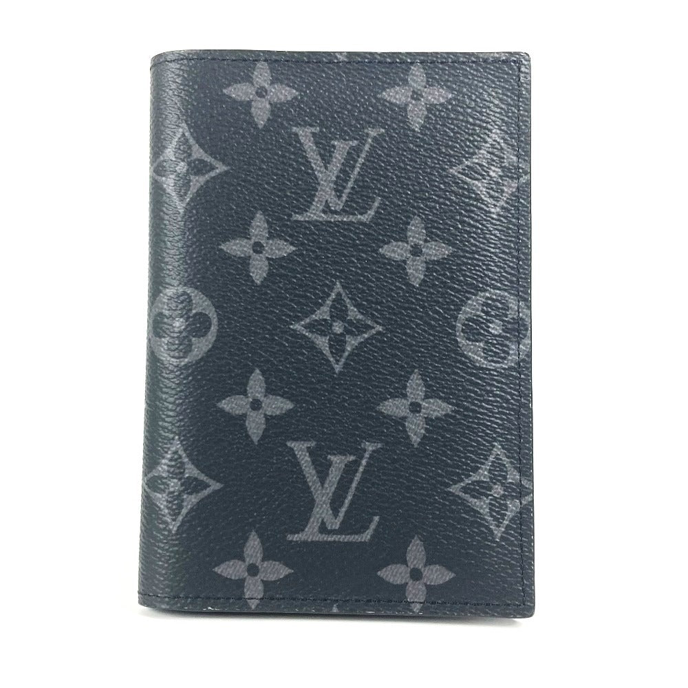 LOUIS VUITTON passport case M64501 Monogram Eclipse Canvas black Monogram Eclipse Couverture Passport NM Passport Cover