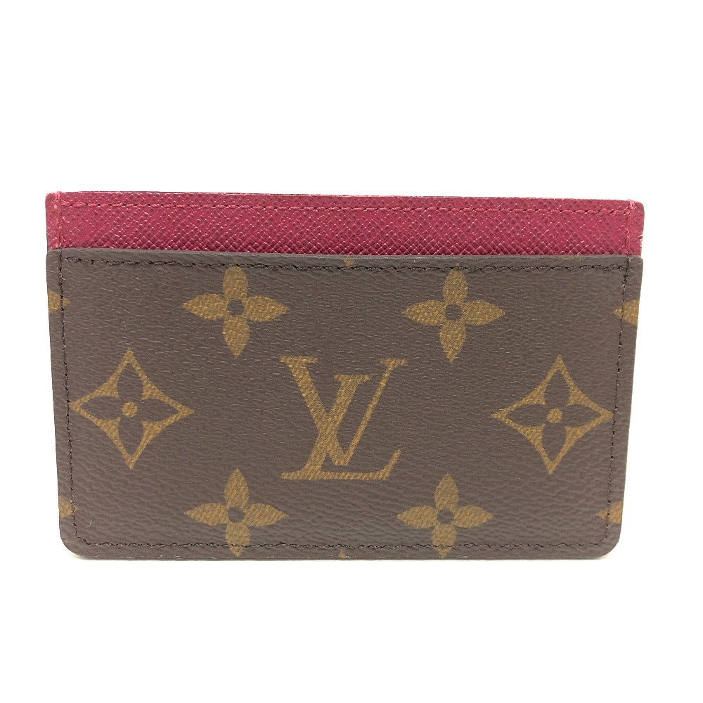 LOUIS VUITTON Card Case M60703 Monogram canvas Brown Monogram Porto cult  Simple Women