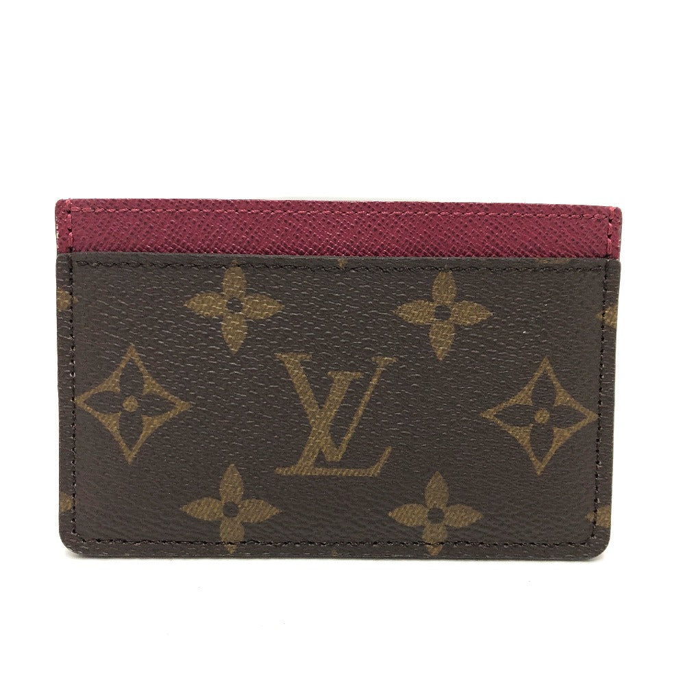 LOUIS VUITTON Card Case M60703 Monogram canvas Brown Monogram Porto cult  Simple Women