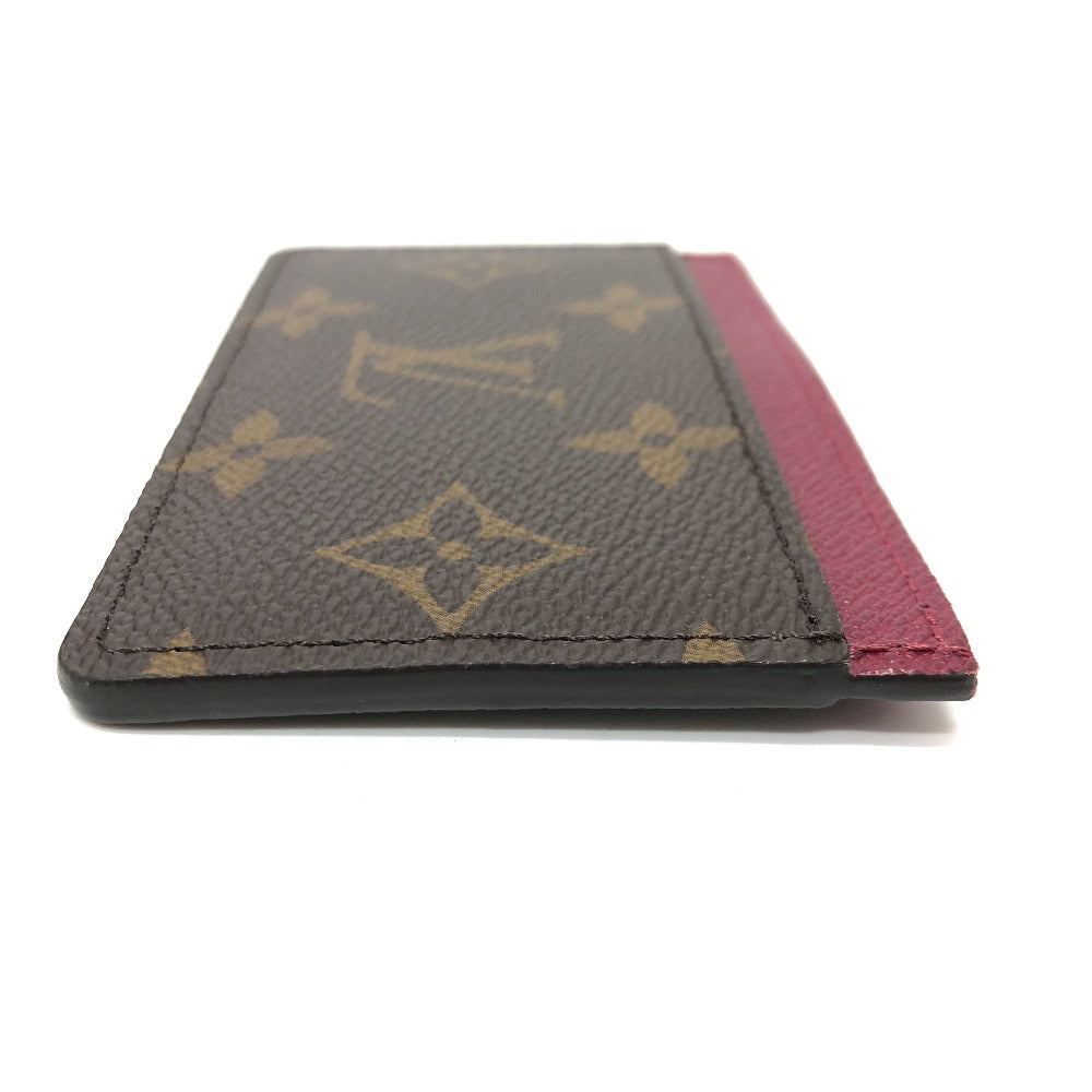 LOUIS VUITTON Card Case M60703 Monogram canvas Brown Monogram Porto cult  Simple Women