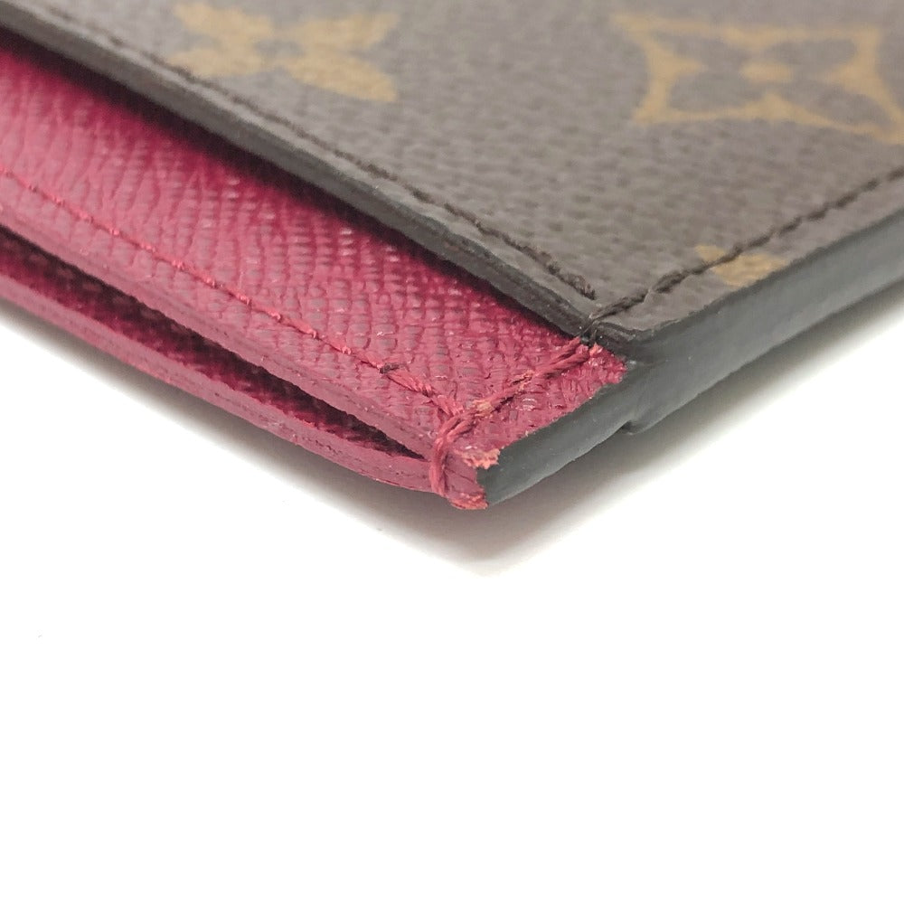 LOUIS VUITTON Card Case M60703 Monogram canvas Brown Monogram Porto cult  Simple Women