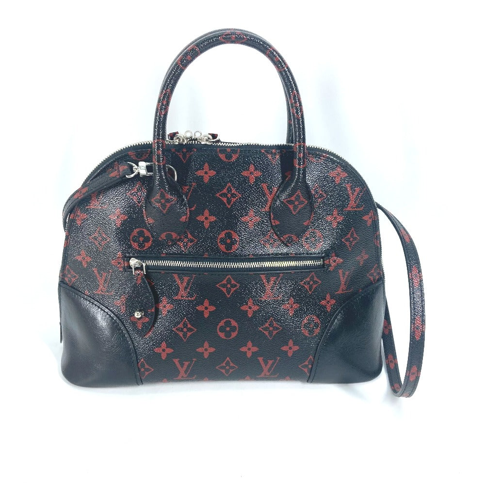 LOUIS VUITTON Shoulder Bag M41500 Coated canvas black Monogram Anfra Rouge Alma PM
