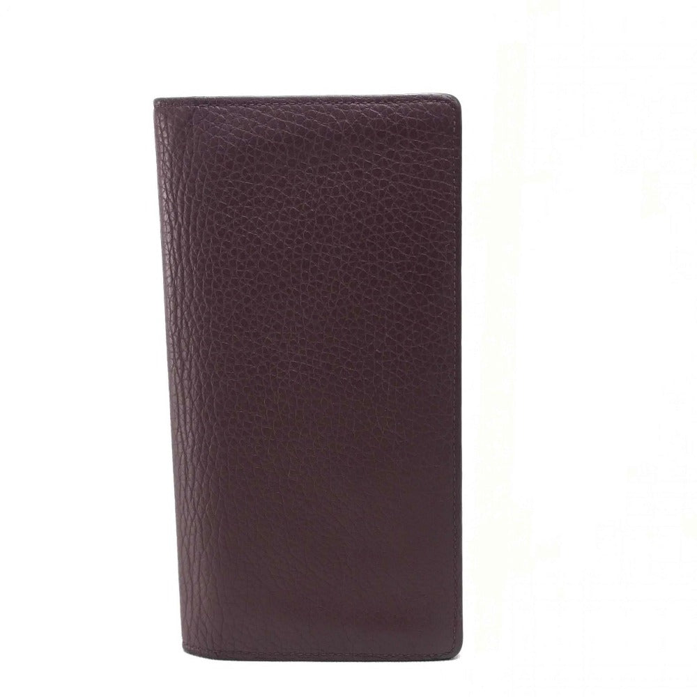 LOUIS VUITTON Long Wallet Purse Taurillon Clemence Leather Bordeauxtype Portefeuille Blaza mens