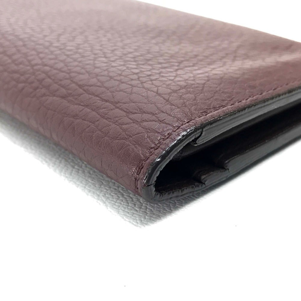 LOUIS VUITTON Long Wallet Purse Taurillon Clemence Leather Bordeauxtype Portefeuille Blaza mens