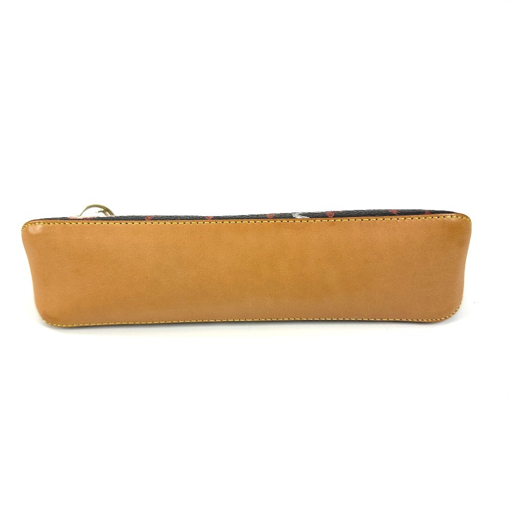 LOUIS VUITTON pencil case GI0357 Monogram canvas Brown Monogram Catgram Cat Truth Elizabet Women