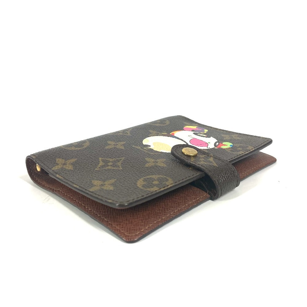 LOUIS VUITTON Notebook cover R20011 Monogram canvas Brown Monogram Panda Takashi Murakami Agenda PM