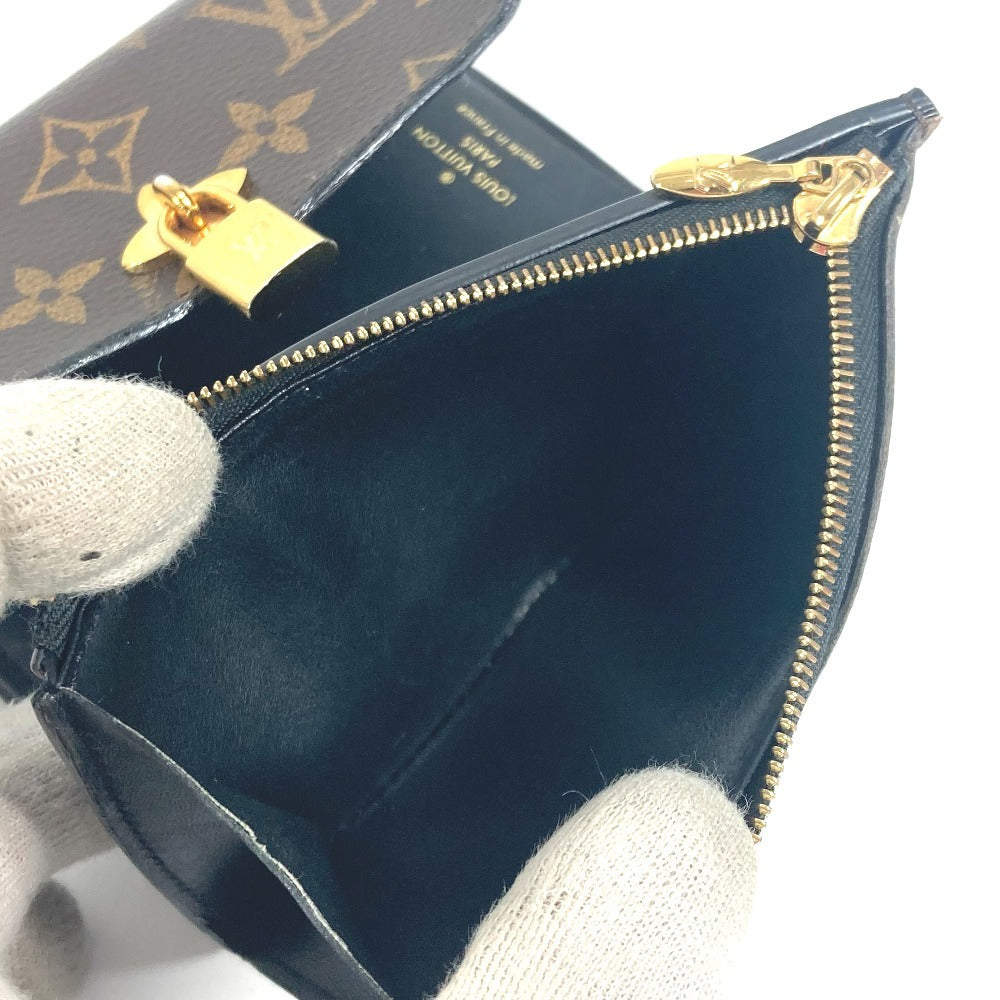 LOUIS VUITTON Trifold wallet M62578 Monogram canvas Brown Monogram Portefeuille Flower Compact Women
