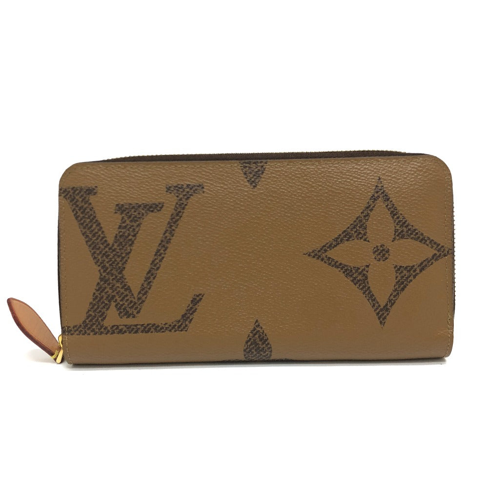 LOUIS VUITTON Long Wallet Purse âl67687 Monogram reverse canvas Brown Monogram Giant Women