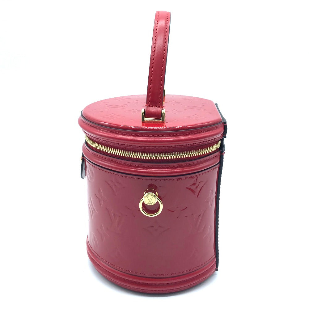 LOUIS VUITTON Handbag M53998 Patent leather Red Monogram Vernis Cannes PM