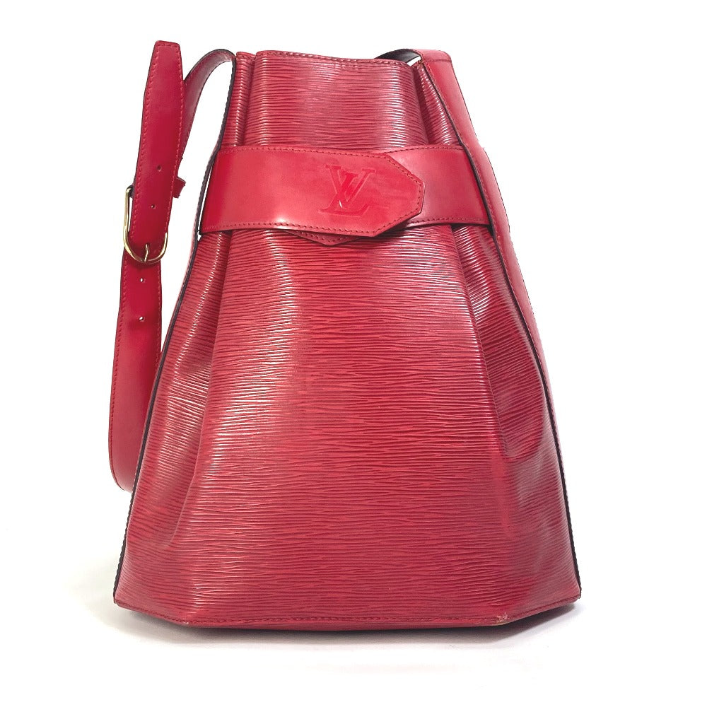 LOUIS VUITTON Shoulder Bag Epi Leather Red Epi Sack de Paul Women