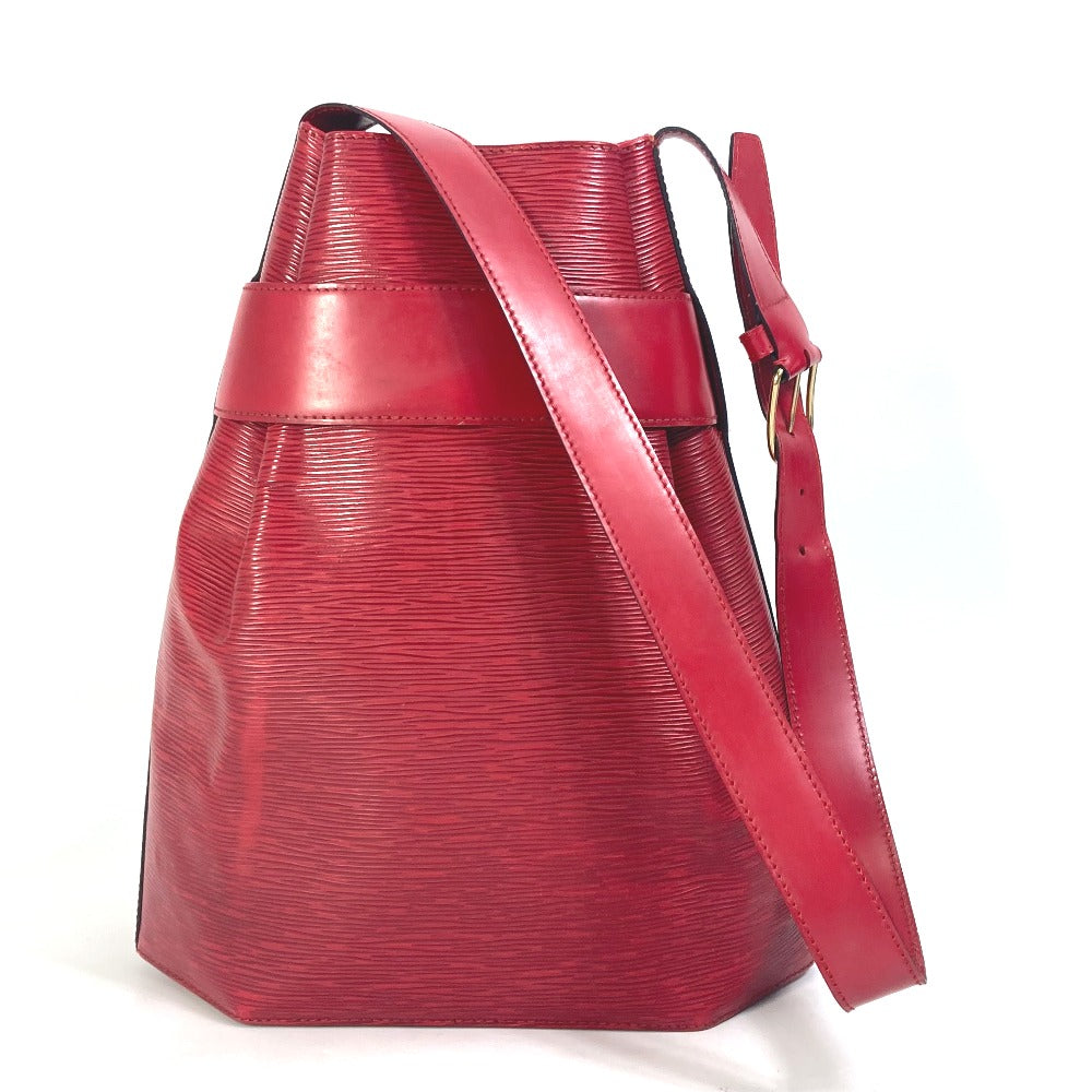 LOUIS VUITTON Shoulder Bag Epi Leather Red Epi Sack de Paul Women