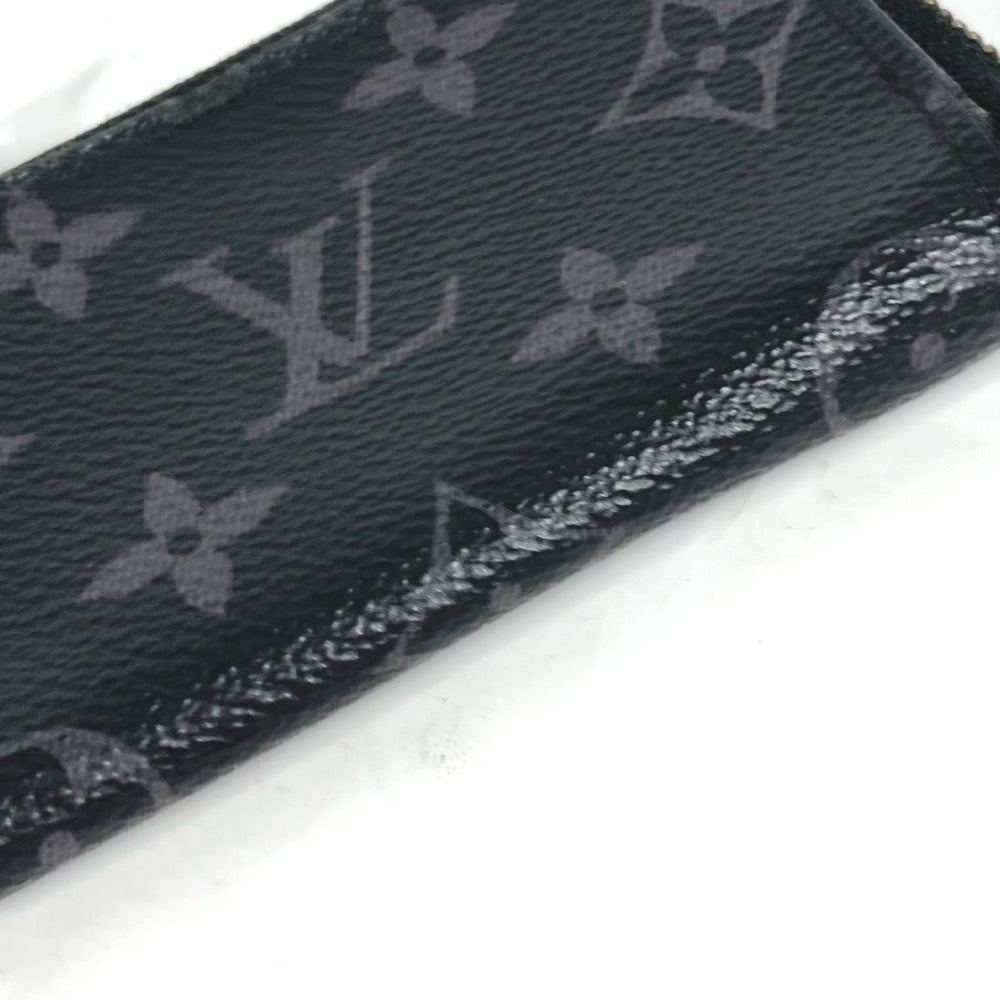 LOUIS VUITTON Coin case M63536 Monogram Eclipse Canvas black Monogram Eclipse Portemone Jules mens