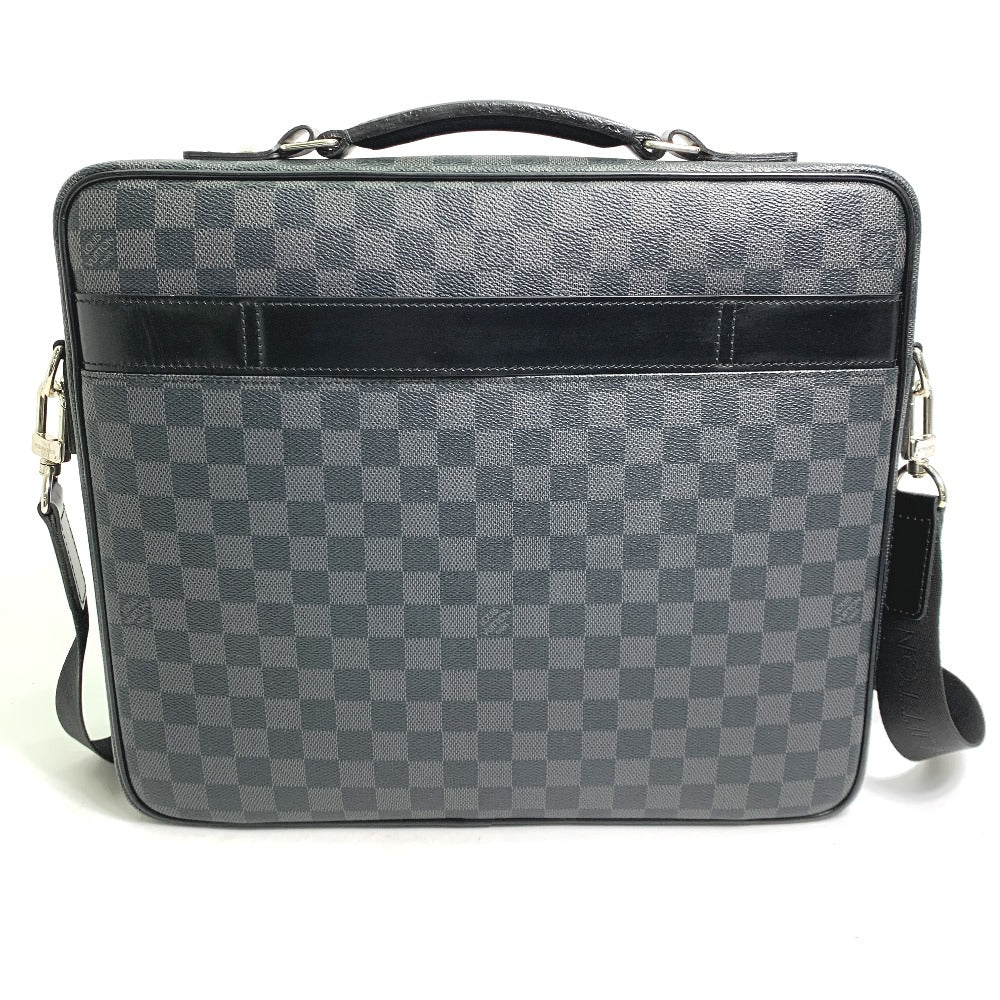 LOUIS VUITTON Business bag N58030 Damier Grafitto Canvas black Damier Graphite Crossbody Steve mens