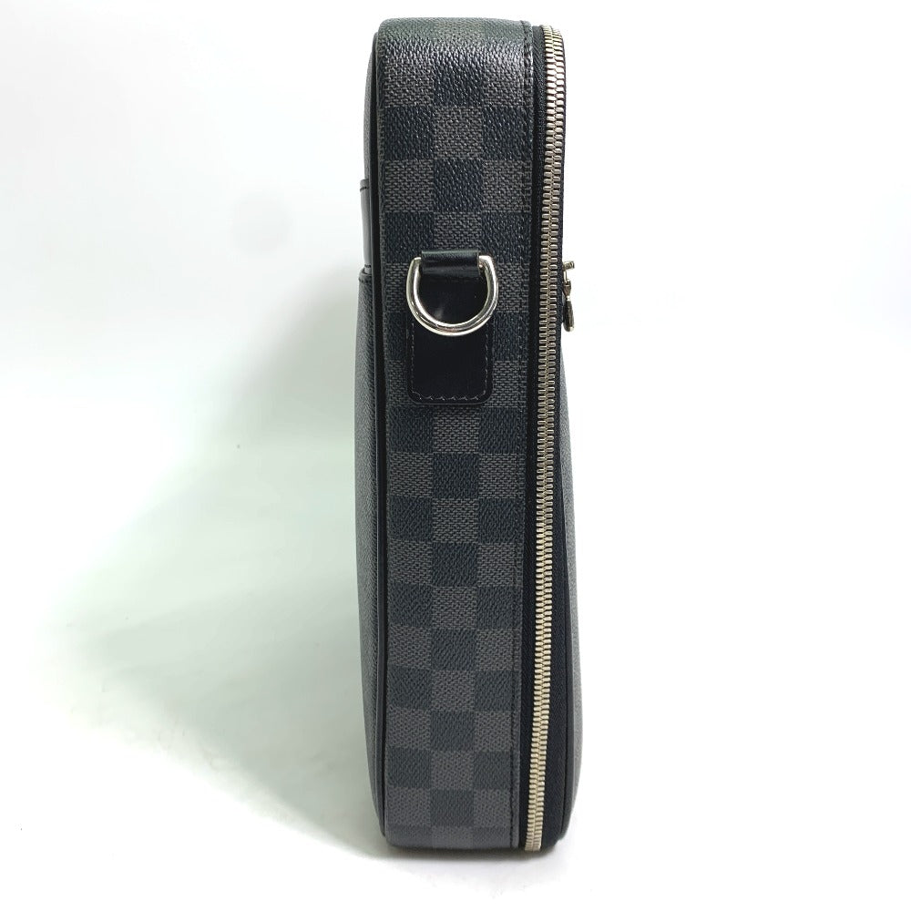 LOUIS VUITTON Business bag N58030 Damier Grafitto Canvas black Damier Graphite Crossbody Steve mens
