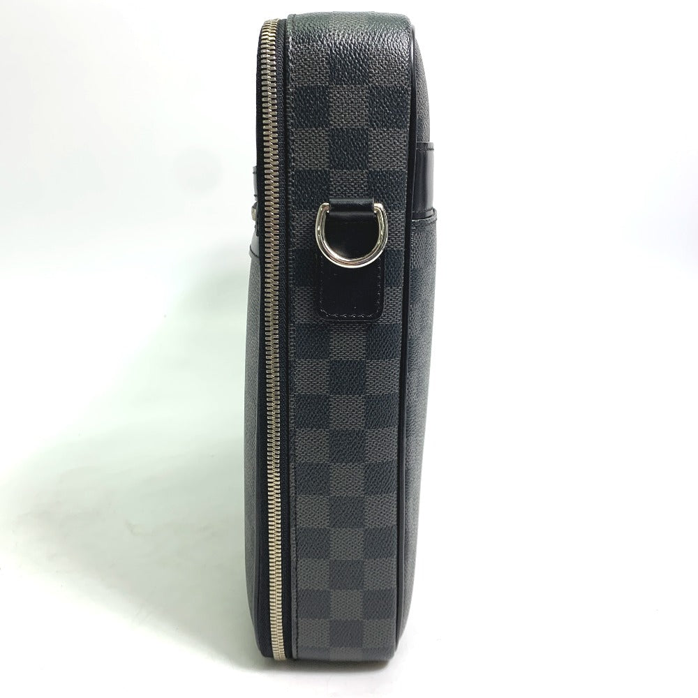 LOUIS VUITTON Business bag N58030 Damier Grafitto Canvas black Damier Graphite Crossbody Steve mens