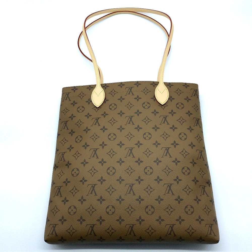 LOUIS VUITTON Tote Bag M45198 Monogram reverse canvas Brown type Monogram Reverse Video Print Carry it