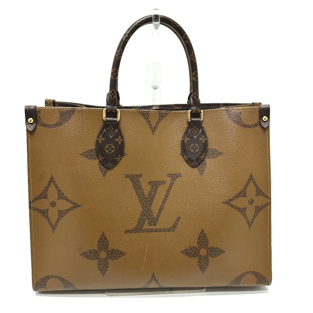 LOUIS VUITTON Tote Bag M45321 Monogram canvas Brown Monogram On the Go MM