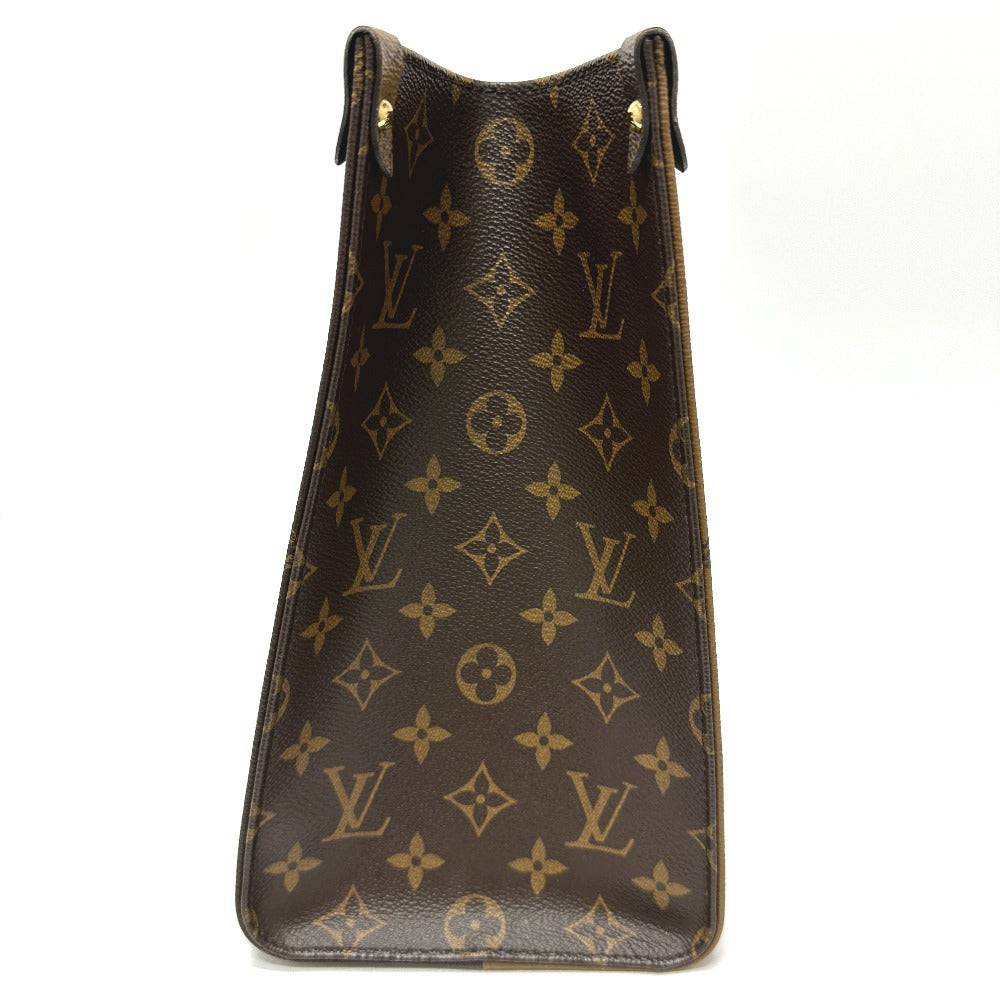 LOUIS VUITTON Tote Bag M45321 Monogram canvas Brown Monogram On the Go MM