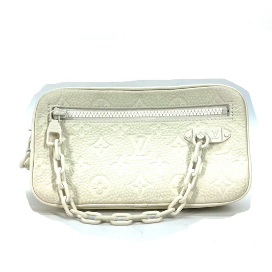 LOUIS VUITTON Clutch bag Monogram Ann Platt Leather white Monogram Ann Platt Pochette Volga Women