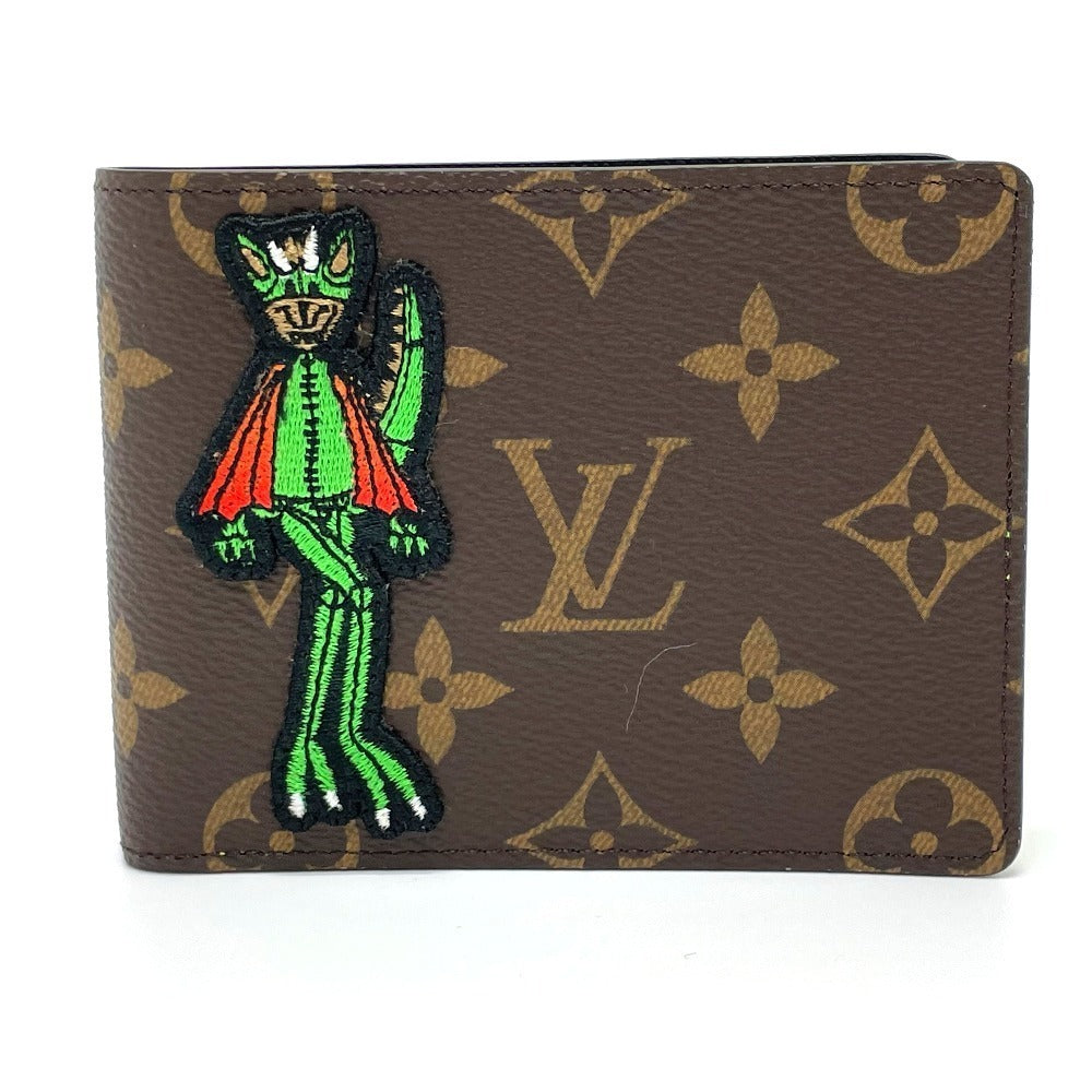 LOUIS VUITTON Folded wallet M80156 Monogram canvas Brown Animal Monogram Wallet mens