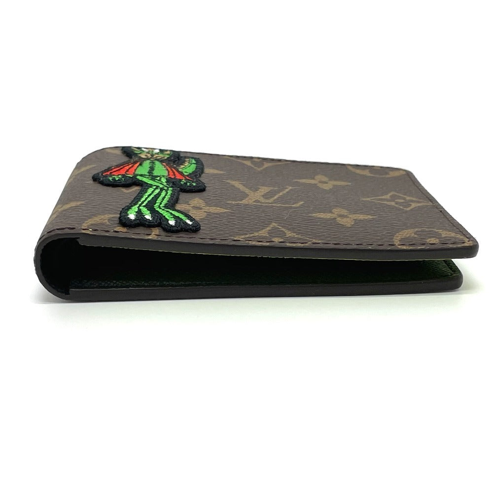 LOUIS VUITTON Folded wallet M80156 Monogram canvas Brown Animal Monogram Wallet mens