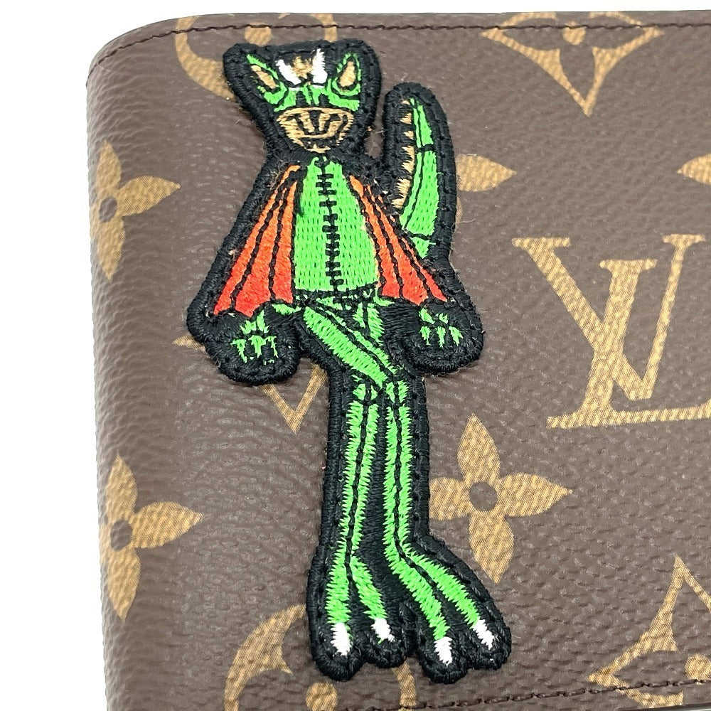 LOUIS VUITTON Folded wallet M80156 Monogram canvas Brown Animal Monogram Wallet