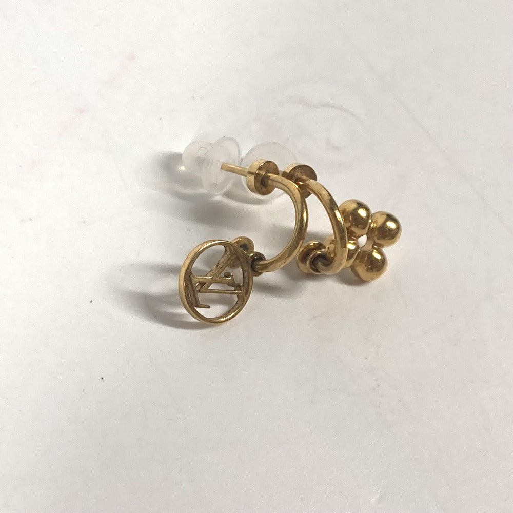 LOUIS VUITTON Pierce M64859 metal gold Monogram flower Pierce Blooming